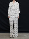 Mutedance 25 Spring/Summer Silk Bouquet Top Jacket MD-MD25SS126-HOARY MD25SS125